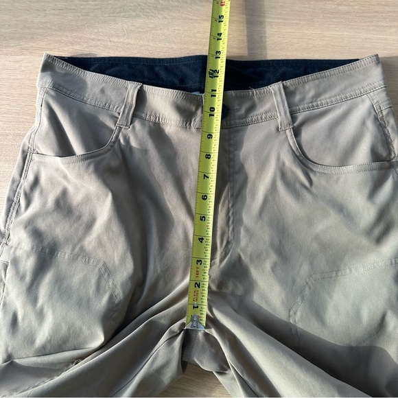 Orvis Fleece Lined Khaki Pants Mens 34 x 29 Outdoor Hiking Winter Softshell Tan - Picture 12 of 13